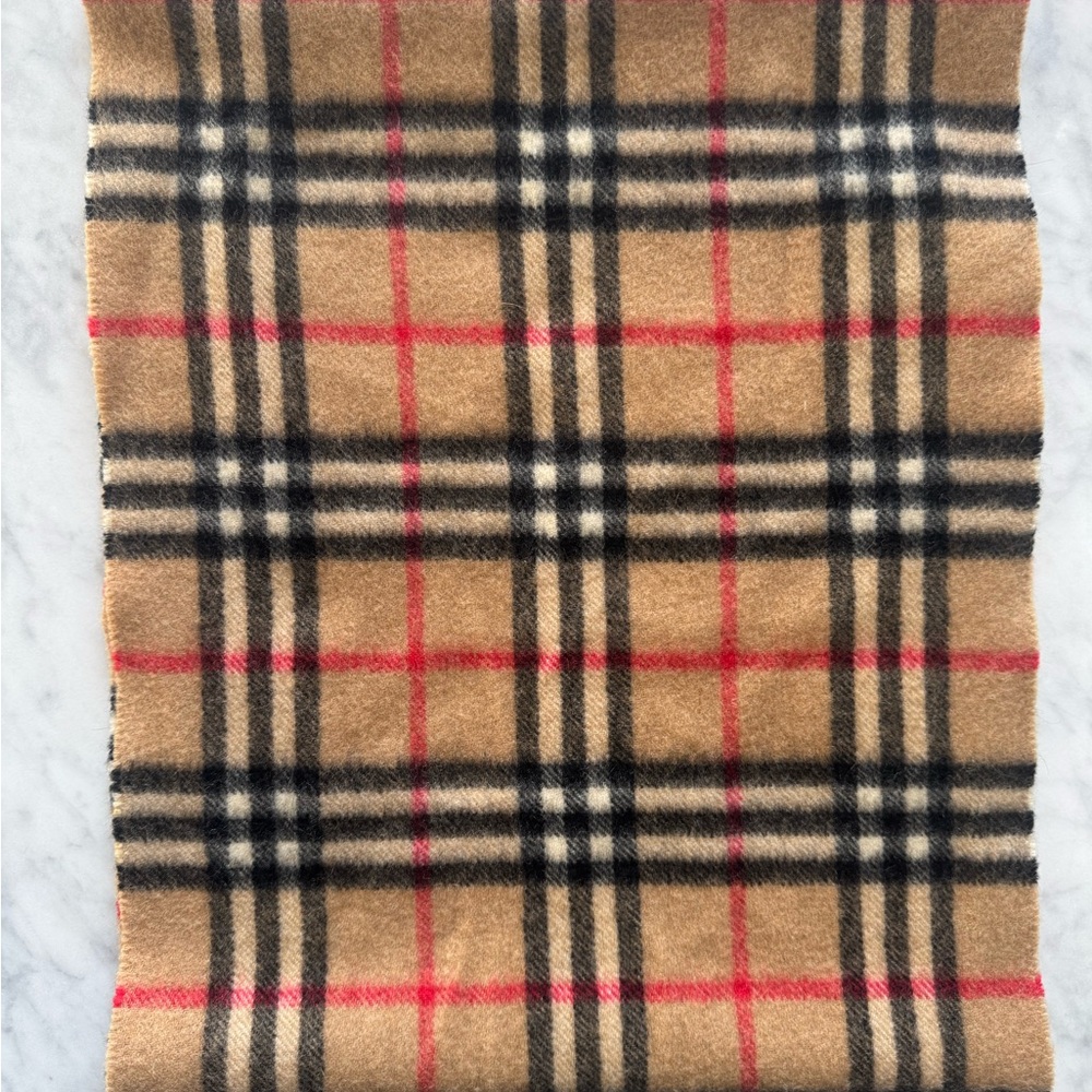 Vintage Burberry Cashmere Scarf - Picture 3 of 3